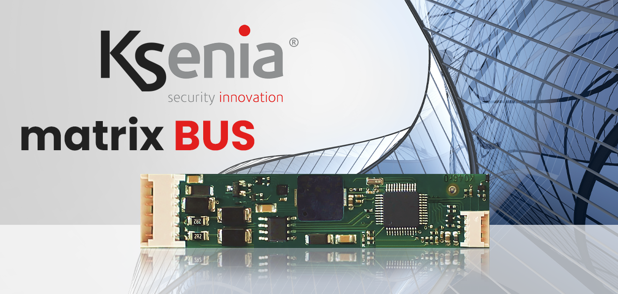 Ksenia matrix BUS interfaces integration with Optex wireless sensors