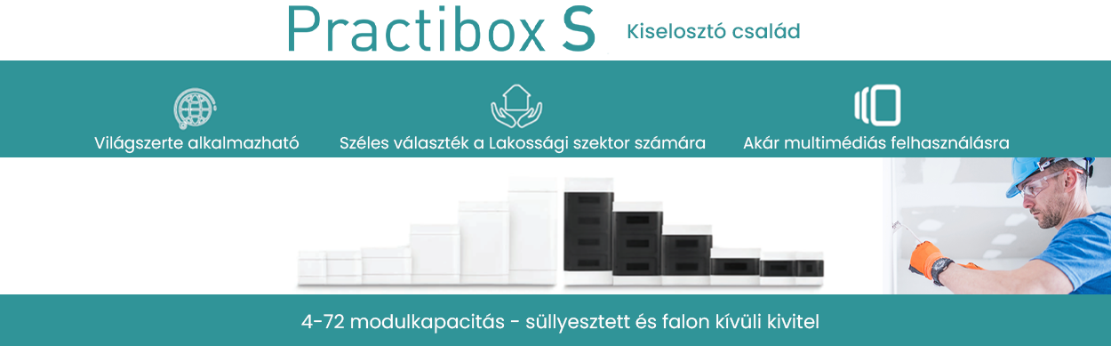 Legrand ParticboxS kiselosztó család