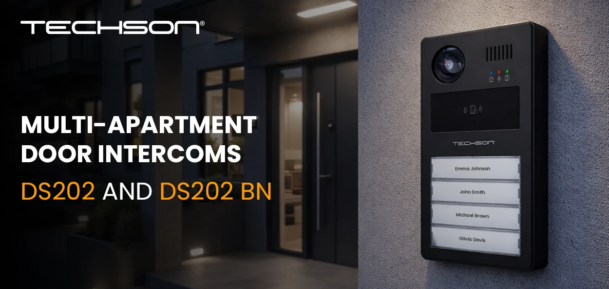 Techson Intercom Family Reaches a New Level – Introducing the DS202 and DS202 BN