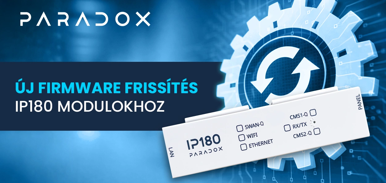 IP180 firmware frissítés – fontos gyártói javítás érkezett