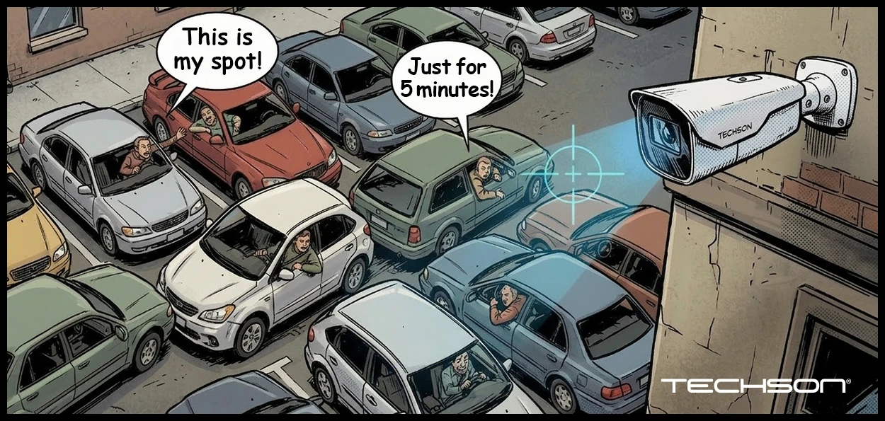 When the Gatekeeper Becomes a Parking Attendant – How to Boost a Techson LPR Camera with Custom Zone Monitoring