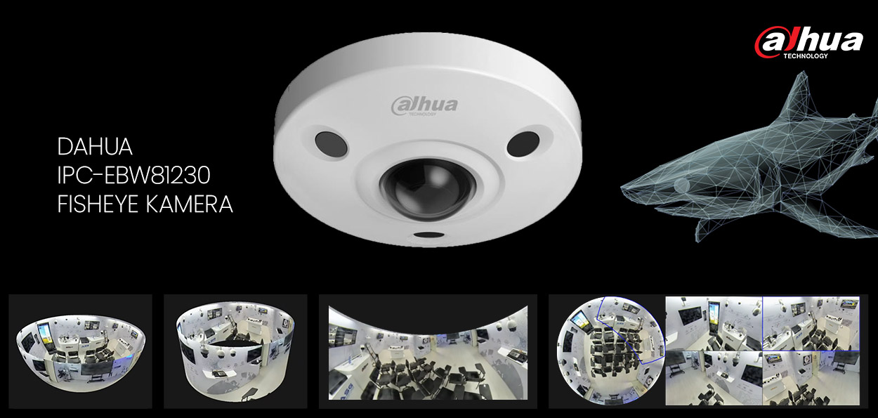 Fogd ki a nagyhalat! Dahua IPC-EBW81230 Fisheye kamera