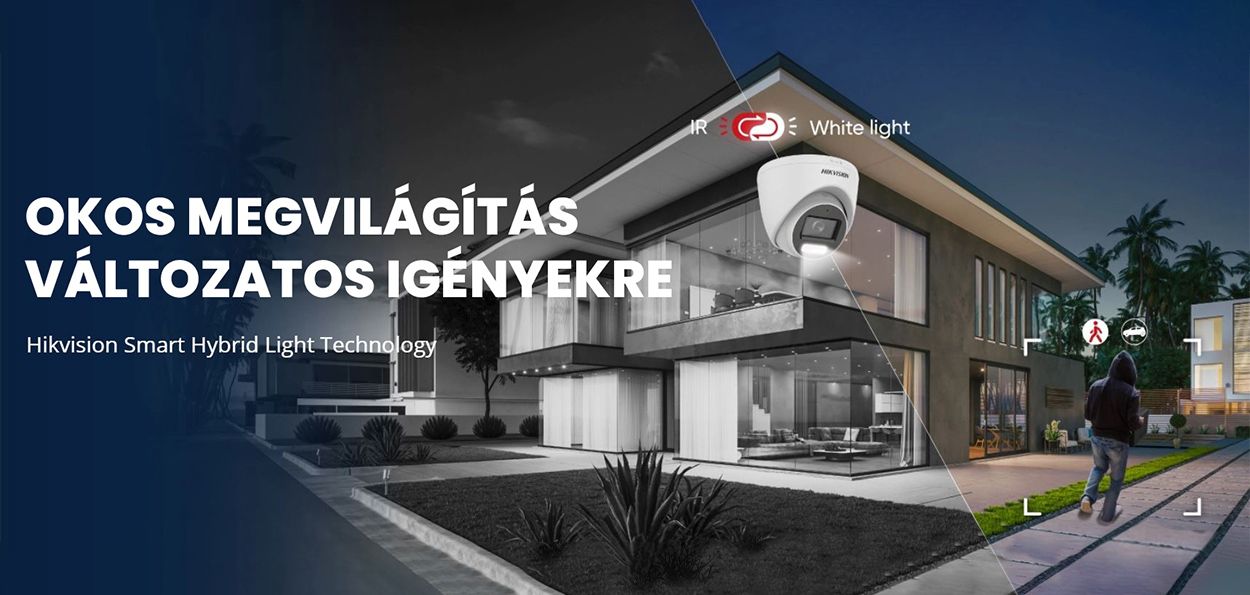 Bemutatkozik az intelligens, hibrid fényfunkció a Hikvision palettáján