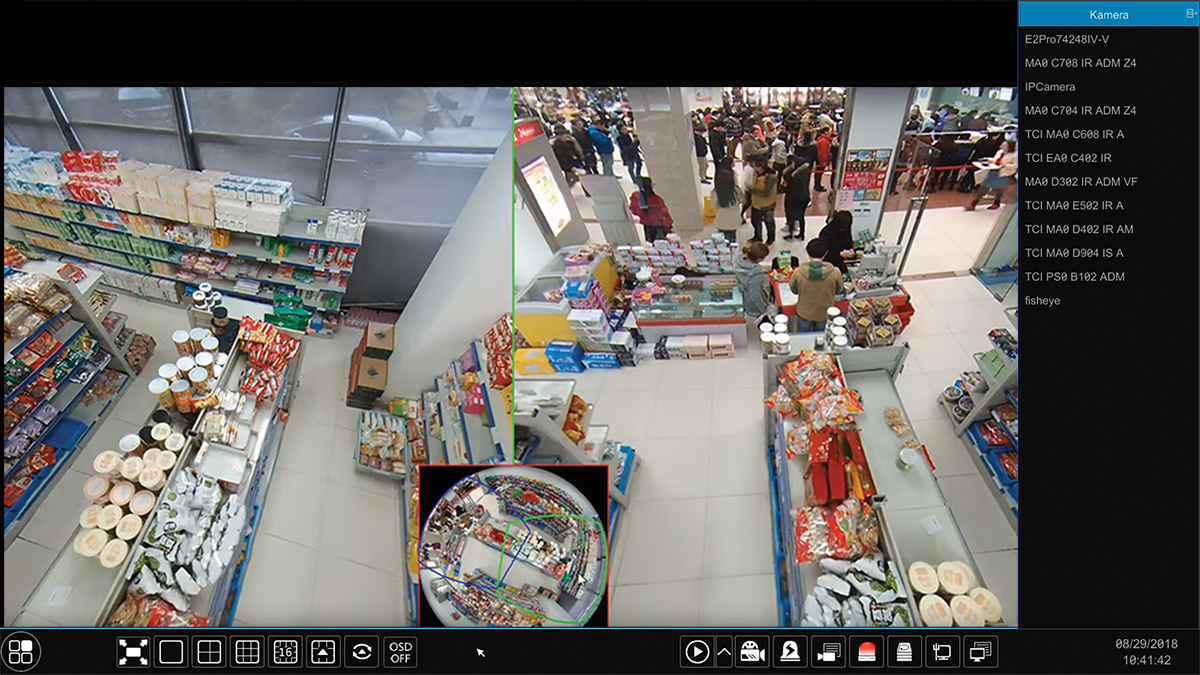 Fisheye kifesz&iacute;tve